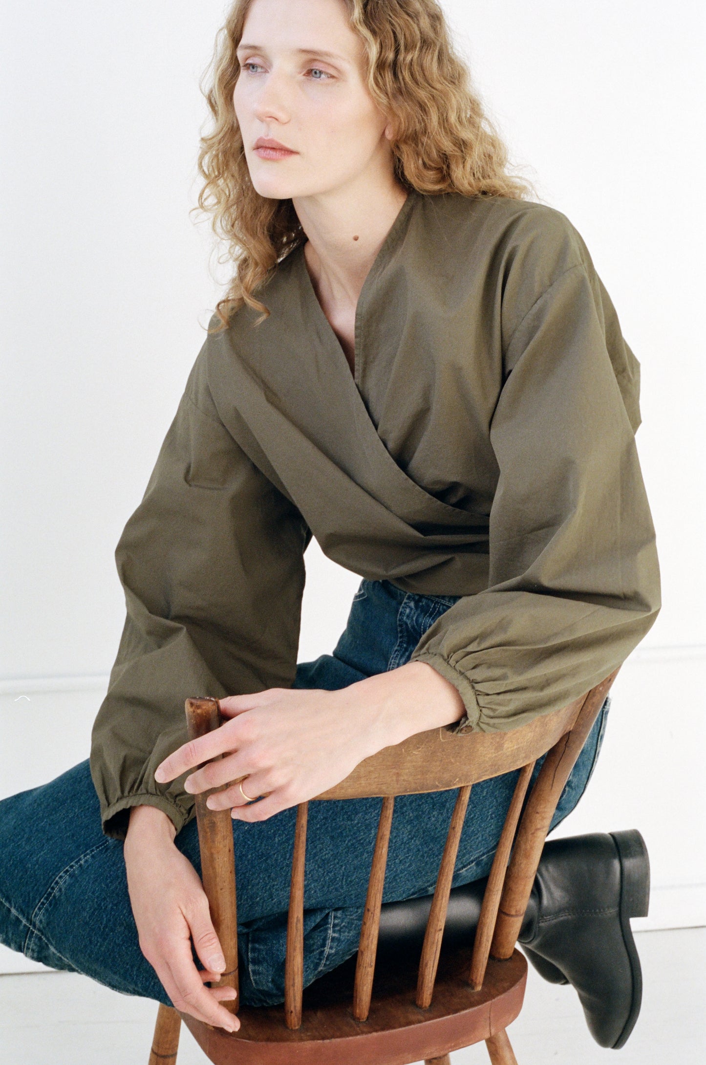 Giverny Blouse in Umber