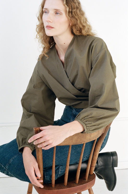 Giverny Blouse in Umber