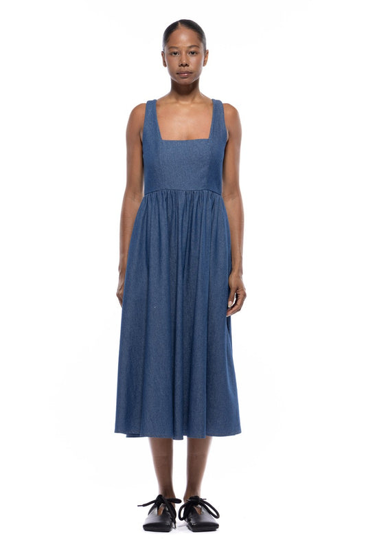 Rita Dress - Indigo