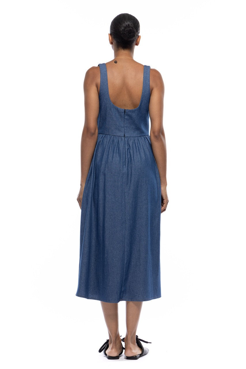 Rita Dress - Indigo
