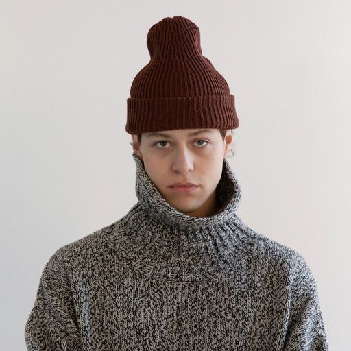 Adult Highland Wool Port Beanie - Cherrywood