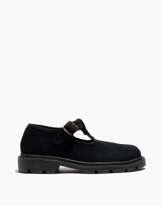 Lug Sole Mary Jane - Black