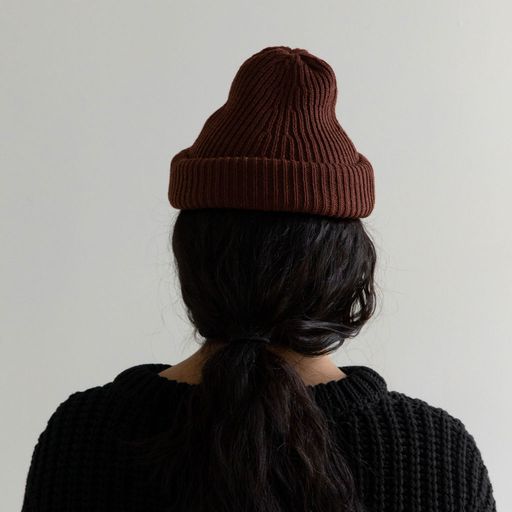 Adult Highland Wool Port Beanie - Cherrywood