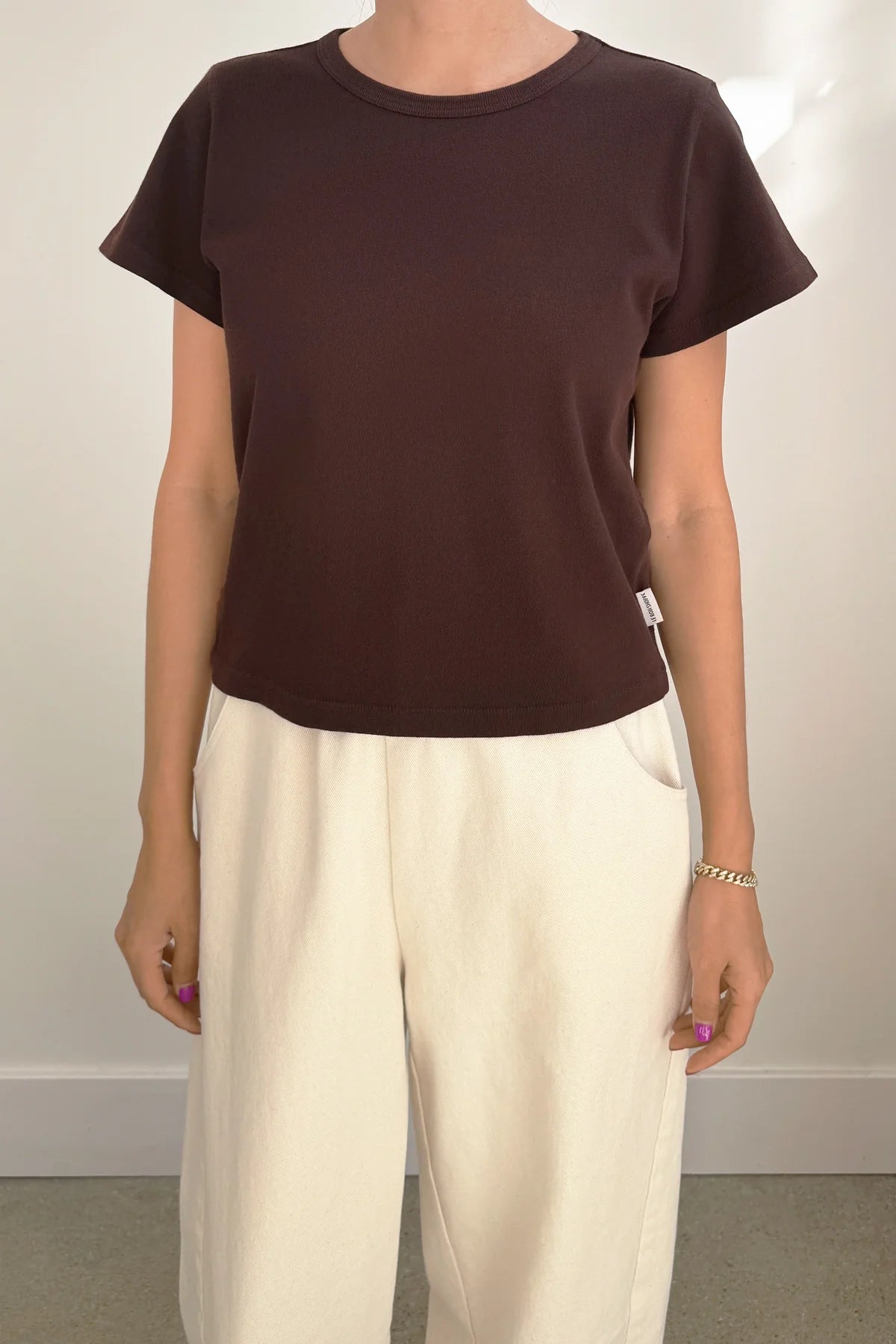 Little Boy Tee - Dark Cocoa