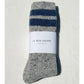 Snow Varsity Socks - Grey/Blue