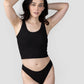 High Rise Bikini Undies - Black