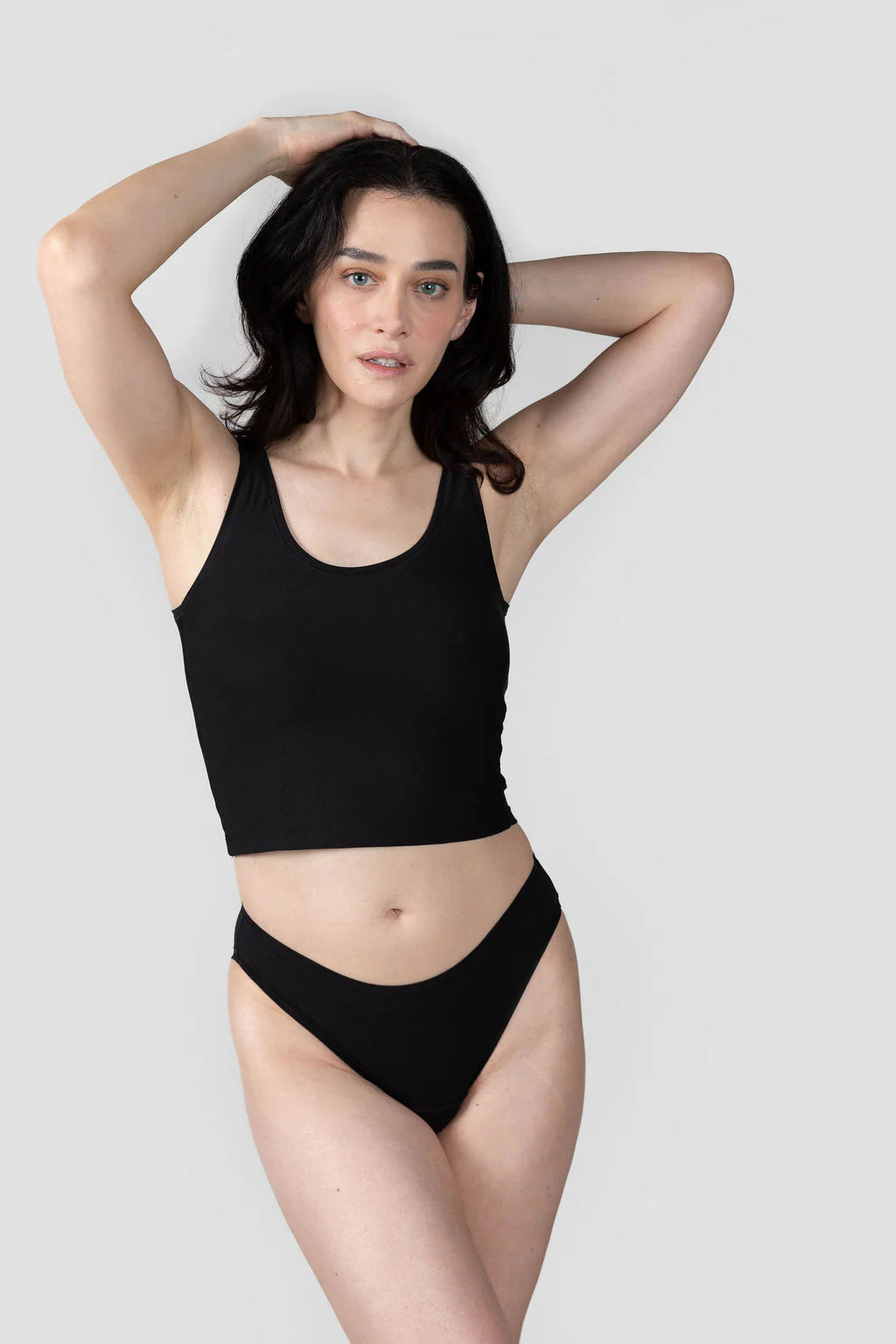 High Rise Bikini Undies - Black