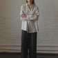Britta Shirt - Linen Vintage Stripe