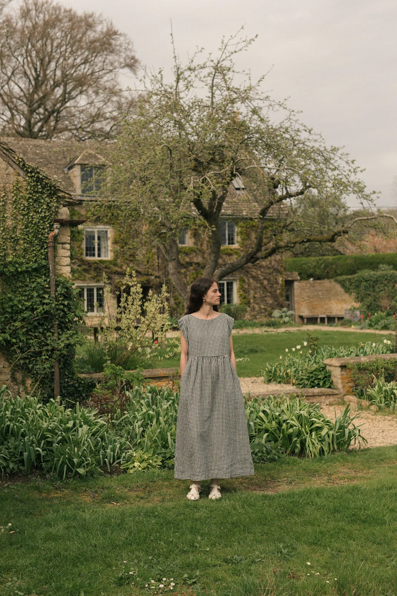 Valley Dress - Gingham Noir