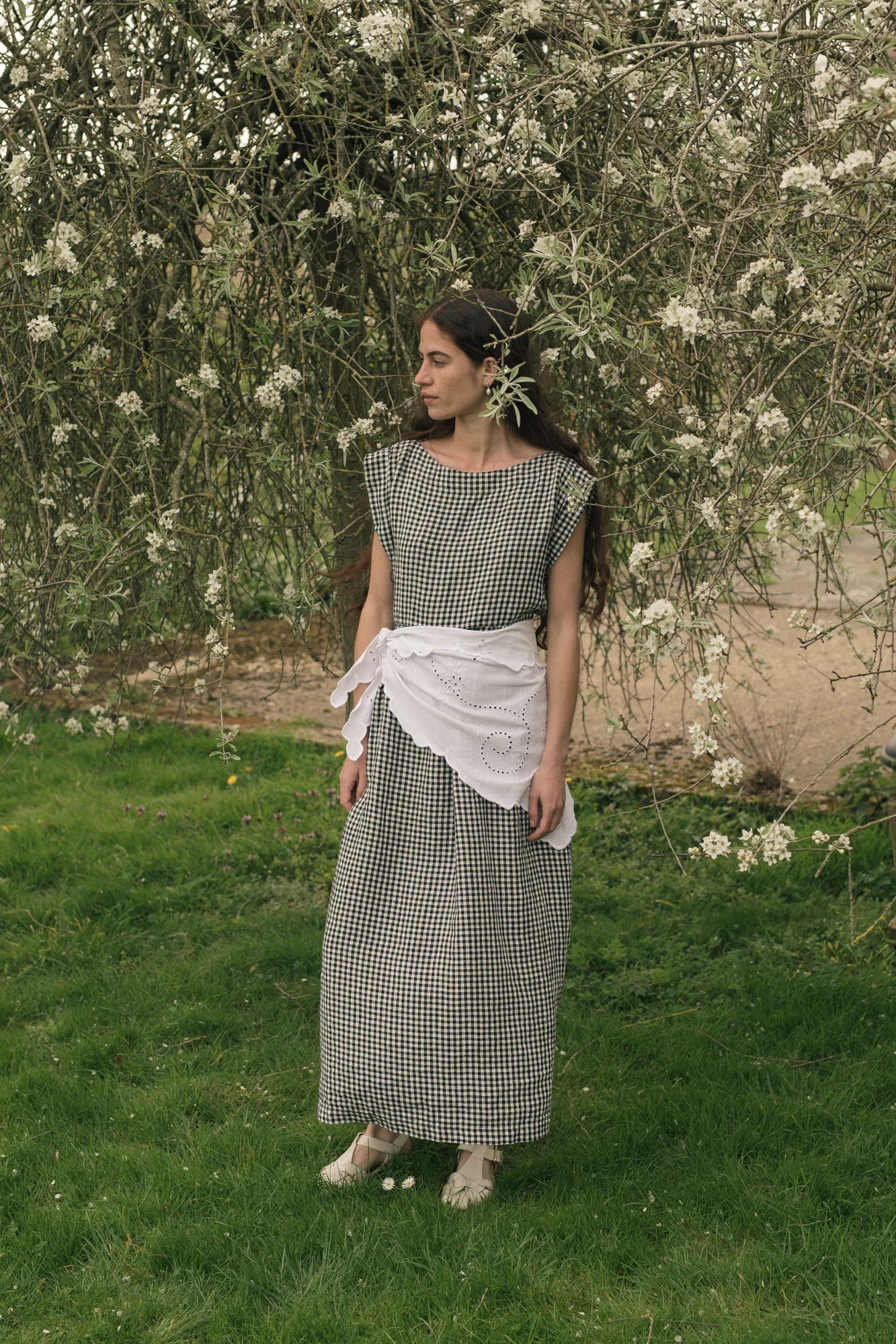 Valley Dress - Gingham Noir