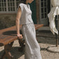Ines Pant - Charcoal Stripe