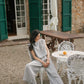 Ines Pant - Charcoal Stripe