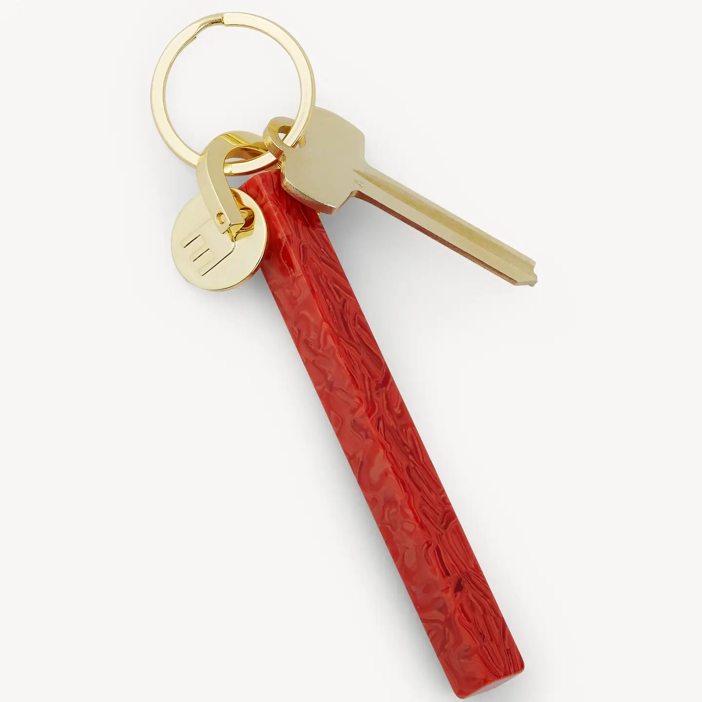 Bar Keychain in Poppy