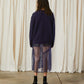 Oversized Mohair Pullover - Grape