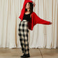 Merino Crew Neck Cardigan - Poppy
