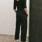 Cropped Workwear Pants - Navy