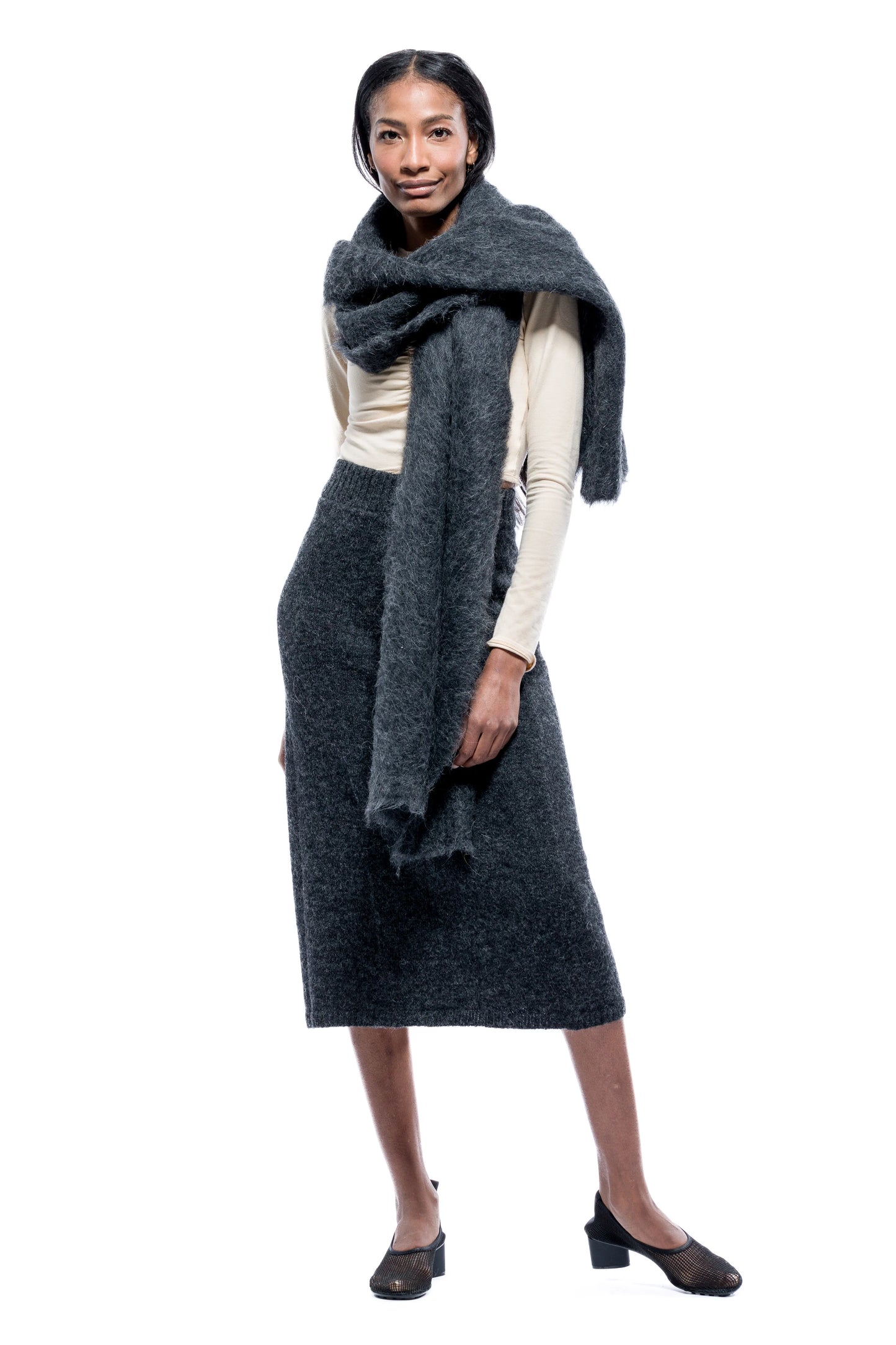 Calista Skirt - Dark Grey