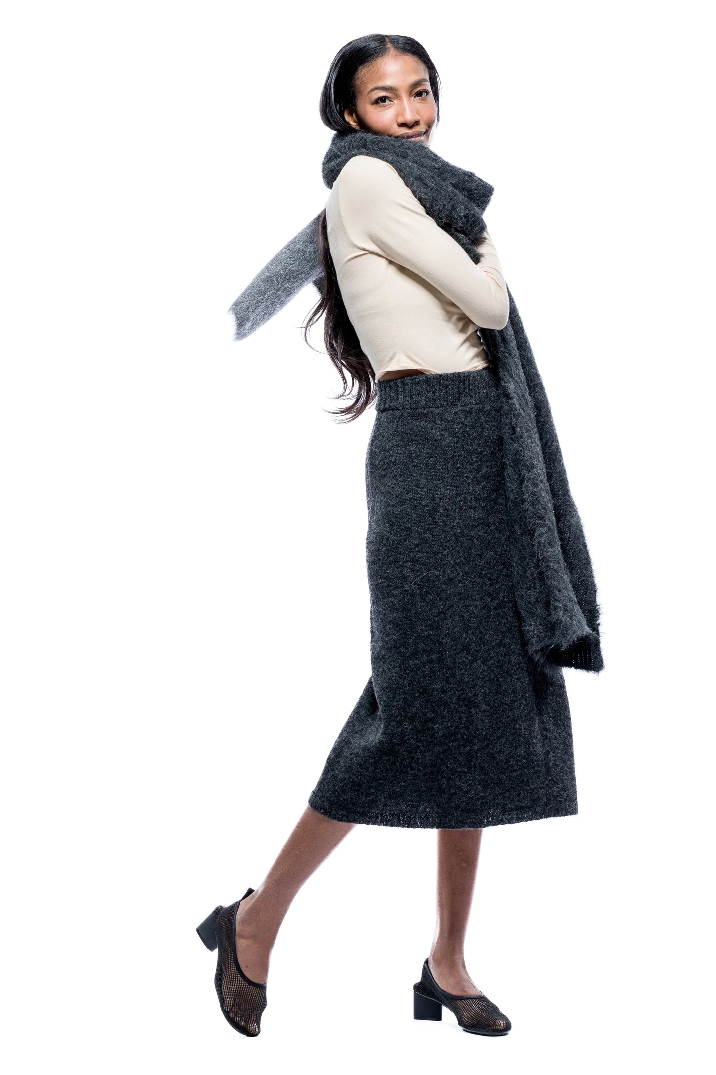 Calista Skirt - Dark Grey