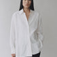 Crinkled Oversized Shirt - White