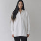 Crinkled Oversized Shirt - White