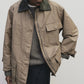Contrast Collar Work Jacket