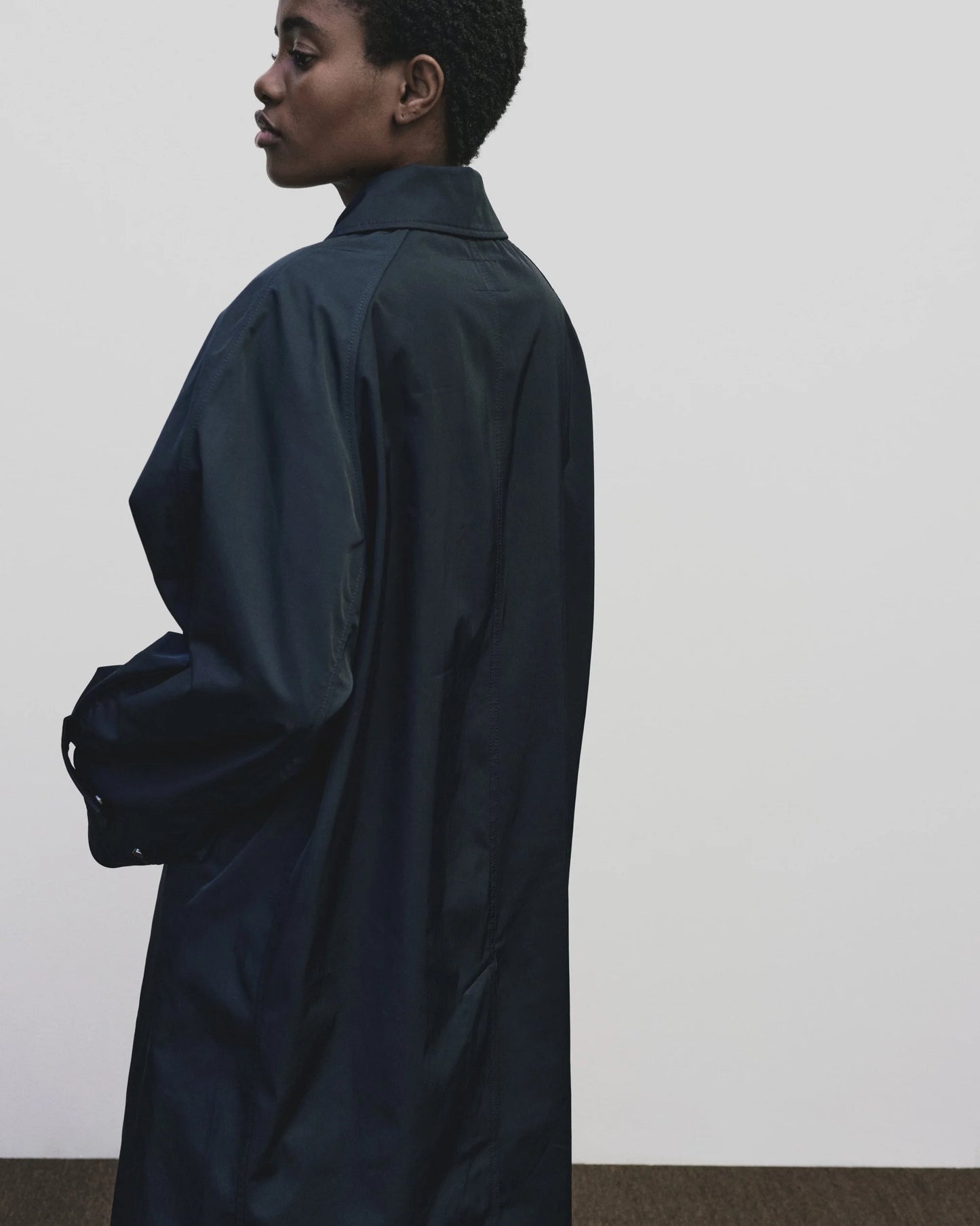 Oversized Trench - Navy