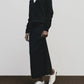 Cashmere Blend V-Neck Knit - Black