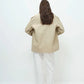 Linen Blend Work Jacket - Beige