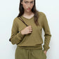 Linen Blend Cropped Pants
