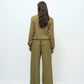 Linen Blend Cropped Pants