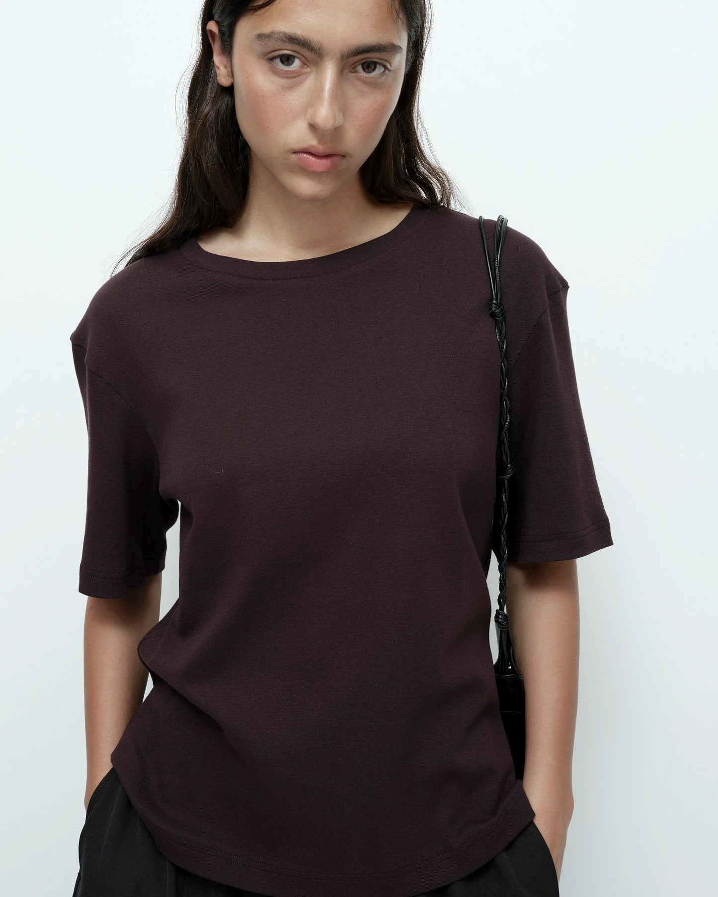 Oversized T-Shirt - Dark Brown