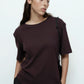Oversized T-Shirt - Dark Brown