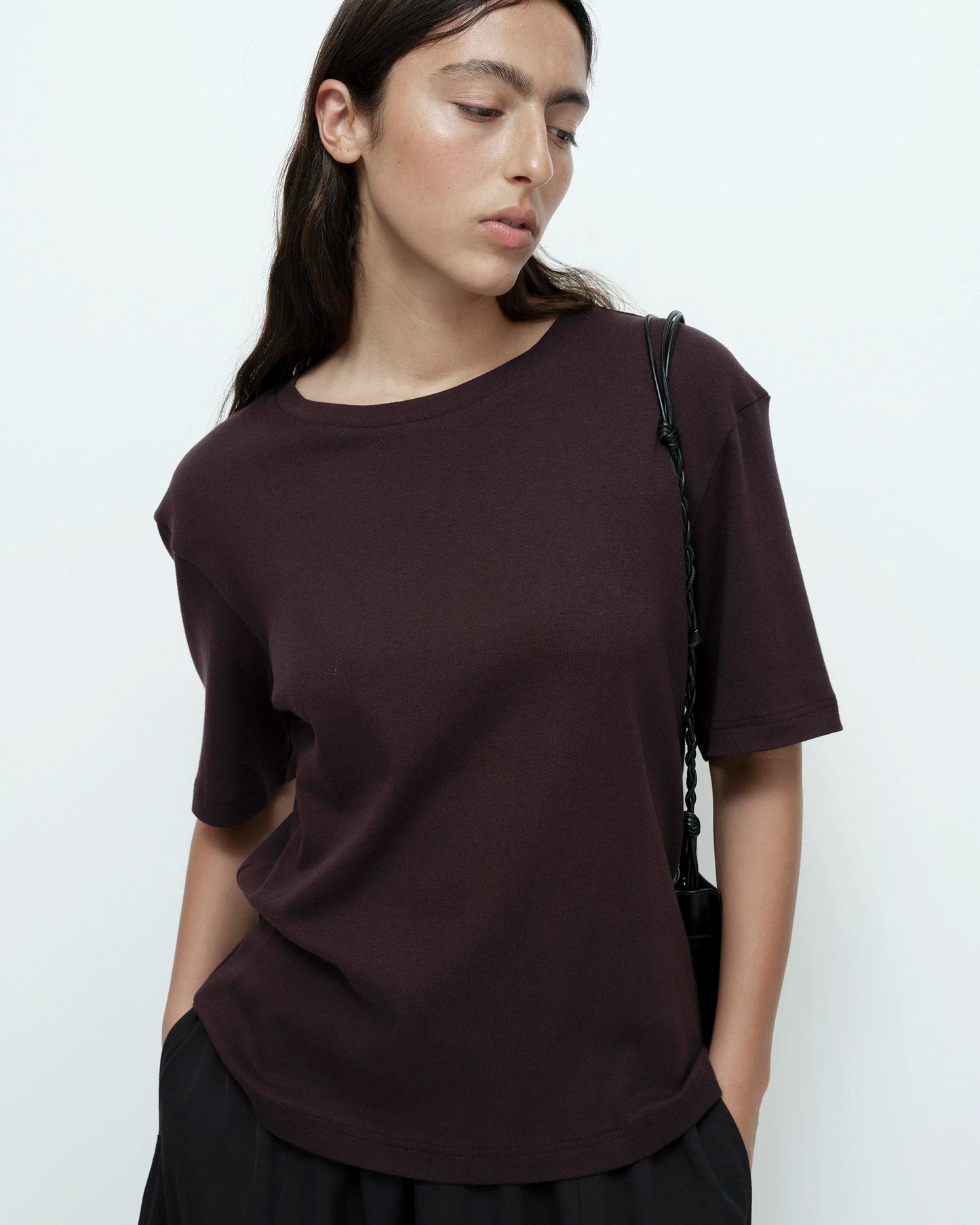 Oversized T-Shirt - Dark Brown