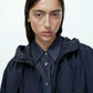 Shirred Anorak - Navy