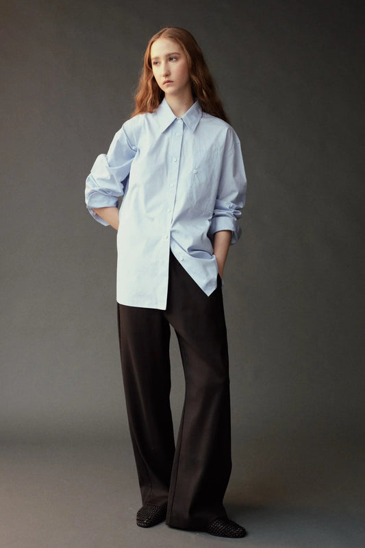 Oversized Shirt - Light Blue