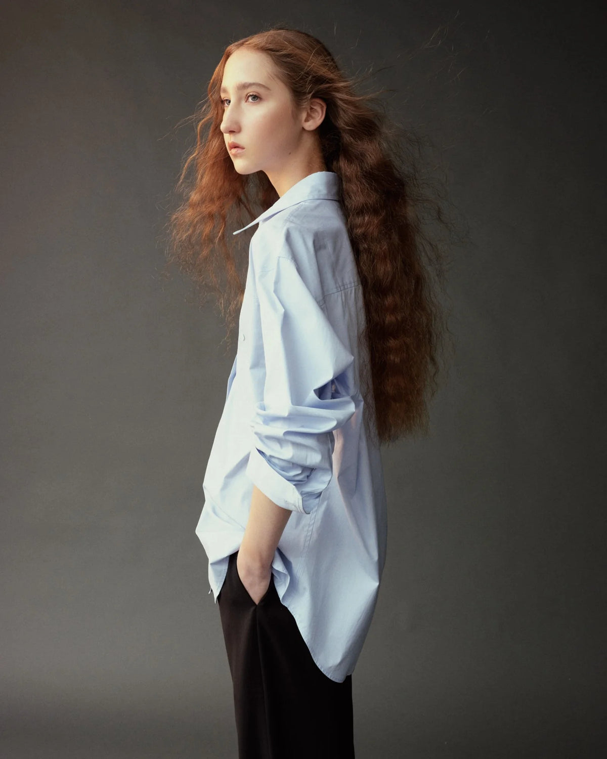 Oversized Shirt - Light Blue
