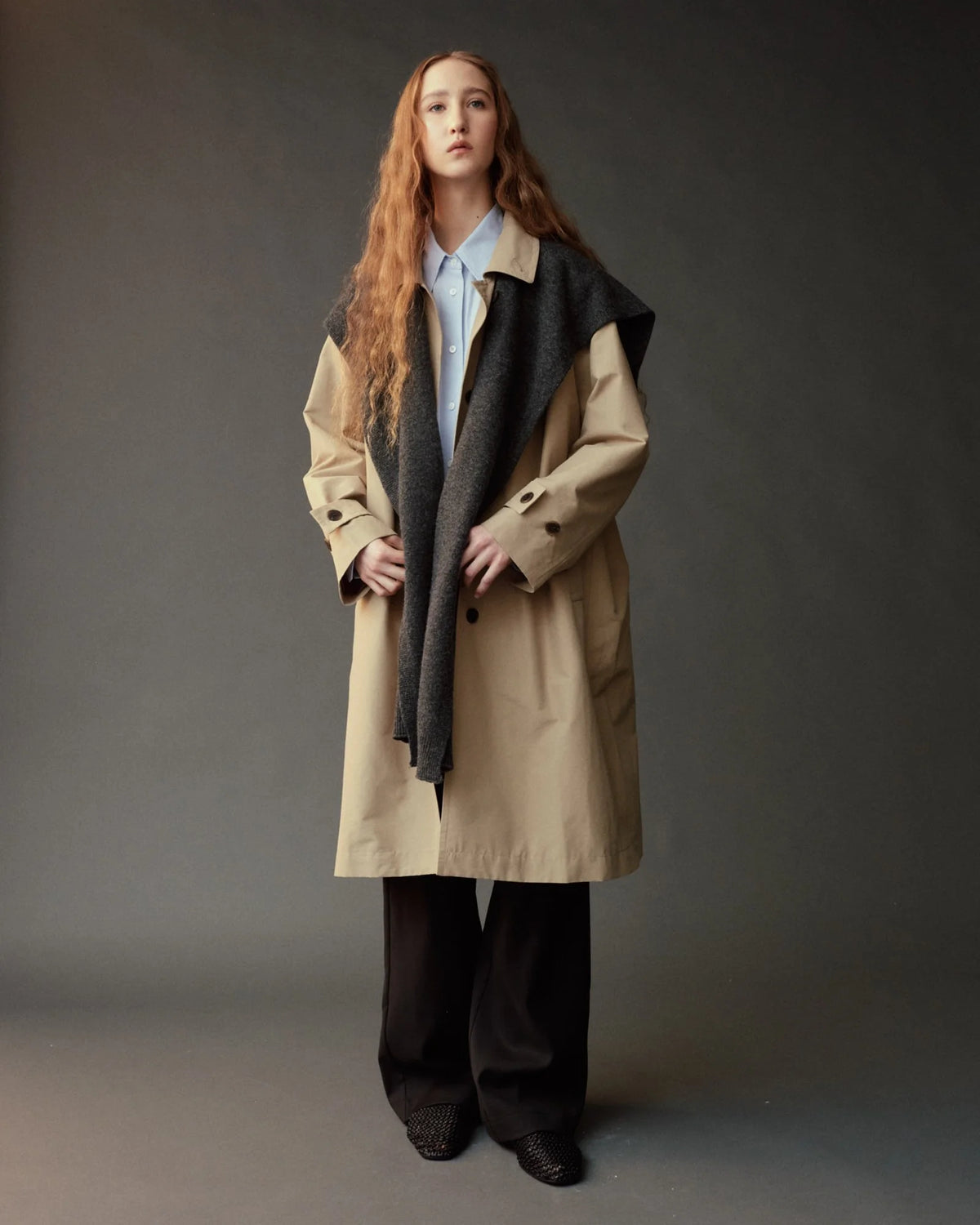 Single Breasted Trench Coat
