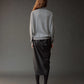 Mock Neck Cardigan - Gray