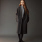 Mock Neck Cardigan - Gray