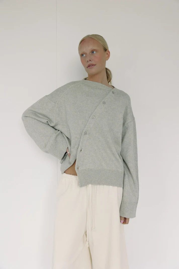 Asymmetric Knit - Cotton/Cashmere