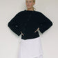 The Asymmetric Cashmere Knit - Black