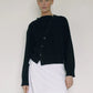 The Asymmetric Cashmere Knit - Black