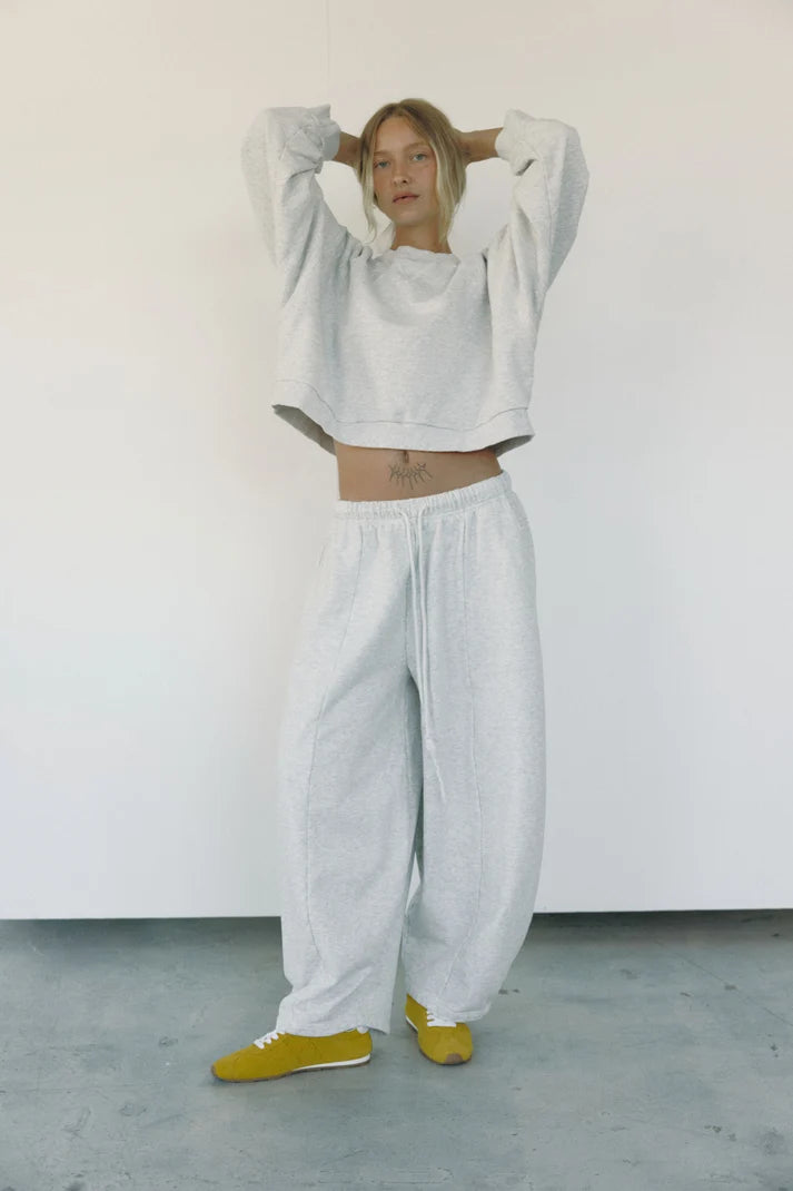 The Barrel Sweat Pant - Grey