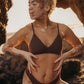Triangle Bra - Brown