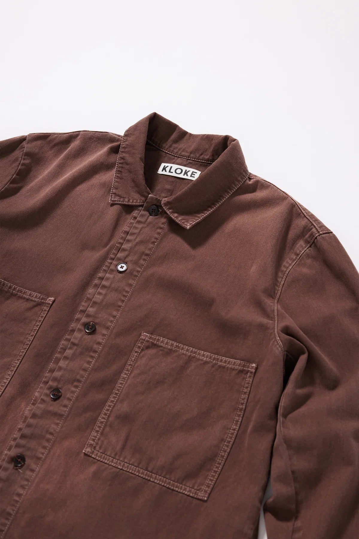 Iris Denim Shirt - Brown Fade