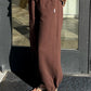 French Terry Balloon Pants - Cocoa Bean