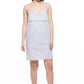 Verona Dress Short - Blue and White Stripe