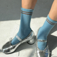 Boyfriend Socks - Powder Blue