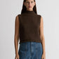 Roll Vest Alpaca - Mud
