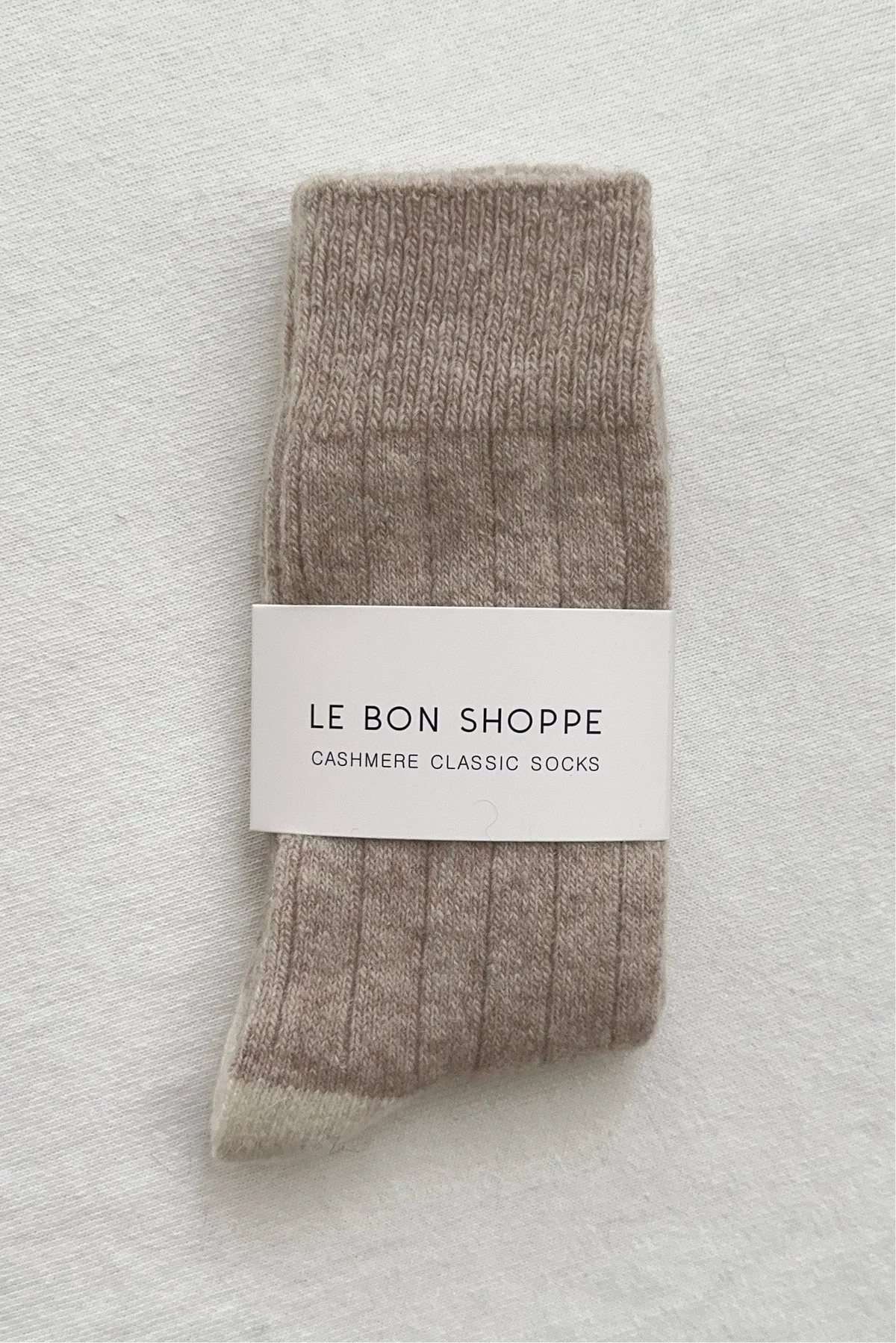 Classic Cashmere Socks - Fawn